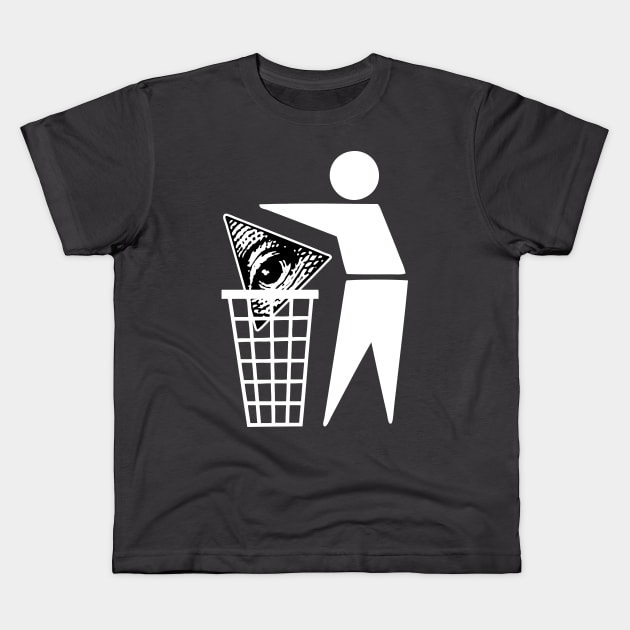 Bin The Illuminati Kids T-Shirt by CultureClashClothing